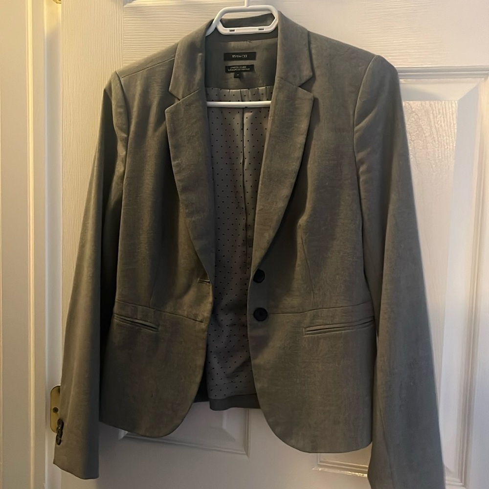 RW & CO SIZE 4 GREY BLAZER